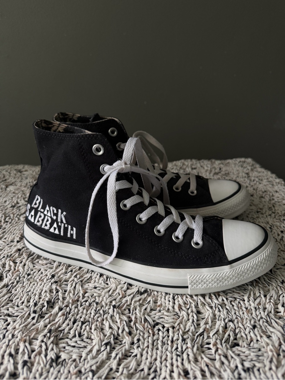 Converse Chuck Taylor All Star high-top  Shoes BLACK SABBATH Heavy Metal Men’s 8